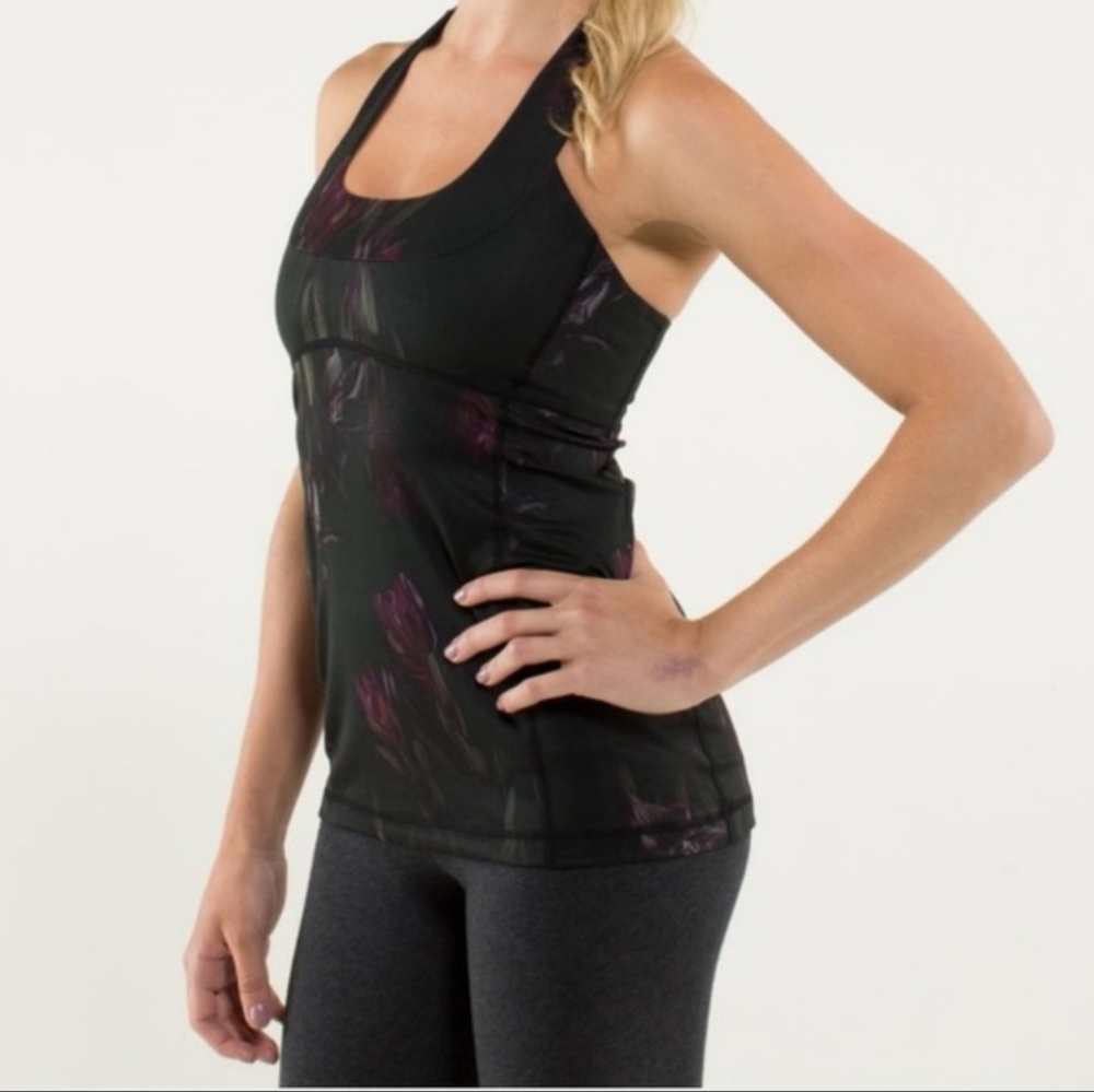 Lululemon Midnight Iris Floral Tank 8